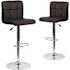 Carnegy Avenue 34 in. Black Bar stool (Set of 2)