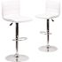 Carnegy Avenue 33 in. White Bar stool (Set of 2)