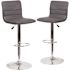 Carnegy Avenue 33 in. Gray Bar stool (Set of 2)