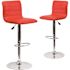 Carnegy Avenue 33 in. Red Bar stool (Set of 2)