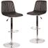 Carnegy Avenue 33.25 in. Black Bar stool (Set of 2)