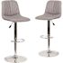 Carnegy Avenue 33.25 in. Gray Bar stool (Set of 2)
