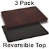 Carnegy Avenue Black/Mahogany Table Top (Set of 3)