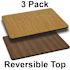 Carnegy Avenue Natural/Walnut Table Top (Set of 3)