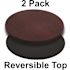 Carnegy Avenue Black/Mahogany Table Top (Set of 2)
