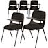 Carnegy Avenue Black Tablet Arm Chair (Set of 5)