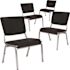 Carnegy Avenue Black Fabric Bariatric Fabric Side Chair (Set of 4)