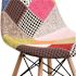 Carnegy Avenue Milan Patchwork Fabric Party Chair (Set of 2)