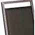 Carnegy Avenue Black Vinyl/Silver Vein Frame Banquet Stack Chair (Set of 2)