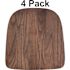 Carnegy Avenue Rustic Walnut Chair Pad (Set of 4)