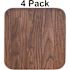 Carnegy Avenue Rustic Walnut Chair Pad (Set of 4)