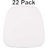 Carnegy Avenue Snow White Chair Pad (Set of 22)