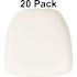 Carnegy Avenue White Vinyl Chair Pad (Set of 20)