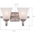 Design House Torino 2-Light Satin Nickel Vanity Light
