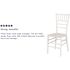 Carnegy Avenue White Resin Chiavari Chairs (Set of 2)