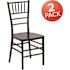 Carnegy Avenue Mahogany Resin Chiavari Chairs (Set of 2)