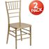 Carnegy Avenue Gold Resin Chiavari Chairs (Set of 2)