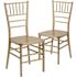 Carnegy Avenue Gold Resin Chiavari Chairs (Set of 2)