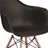 Carnegy Avenue Black Plastic Party Chairs (Set of 2)