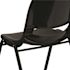 Carnegy Avenue Black Plastic Stack Chairs (Set of 5)