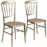 Carnegy Avenue Gold Resin Napoleon Chiavari Chairs (Set of 2)
