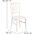 Carnegy Avenue White Resin Napoleon Chiavari Chairs (Set of 2)