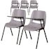 Carnegy Avenue Gray Tablet Arm Chairs (Set of 5)
