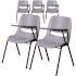 Carnegy Avenue Gray Tablet Arm Chairs (Set of 5)