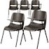 Carnegy Avenue Black Tablet Arm Chairs (Set of 5)