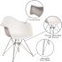 Carnegy Avenue White Plastic Party Chairs (Set of 2)