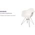 Carnegy Avenue White Plastic Party Chairs (Set of 2)