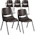 Carnegy Avenue Black Tablet Arm Chairs (Set of 5)