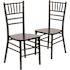 Carnegy Avenue Black Wood Chiavari Chairs (Set of 2)