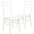 Carnegy Avenue White Wood Chiavari Chairs (Set of 2)