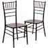 Carnegy Avenue Walnut Wood Chiavari Chairs (Set of 2)