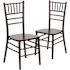 Carnegy Avenue Walnut Wood Chiavari Chairs (Set of 2)