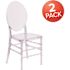 Carnegy Avenue Clear Ghost Chairs (Set of 2)