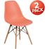 Carnegy Avenue Peach Plastic Party Chairs (Set of 2)