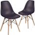 Carnegy Avenue Navy Plastic Party Chairs (Set of 2)