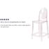 Carnegy Avenue Transparent Crystal Ghost Counter Stools (Set of 4)