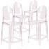 Carnegy Avenue Transparent Crystal Ghost Counter Stools (Set of 4)