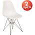 Carnegy Avenue White Plastic Party Chairs (Set of 2)