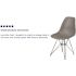 Carnegy Avenue Moss Gray Plastic Party Chairs (Set of 2)