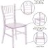 Carnegy Avenue Clear Kids Chiavari Chairs (Set of 10)