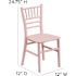 Carnegy Avenue Pink Kids Chiavari Chairs (Set of 10)