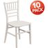 Carnegy Avenue White Kids Chiavari Chairs (Set of 10)