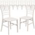 Carnegy Avenue White Kids Chiavari Chairs (Set of 10)
