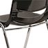 Carnegy Avenue Black Plastic/Chrome Frame Plastic Stack Chairs (Set of 5)