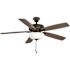 Hampton Bay 52 in. ENERGY STAR Indoor/Outdoor LED Bronze Ceiling Fan with Light Kit