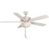 Hampton Bay 52 in. ENERGY STAR Indoor/Outdoor LED Matte White Ceiling Fan with Light Kit